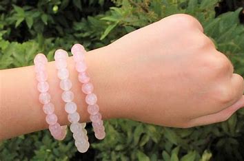 Rose Quartz (crystal stretch bracelet)