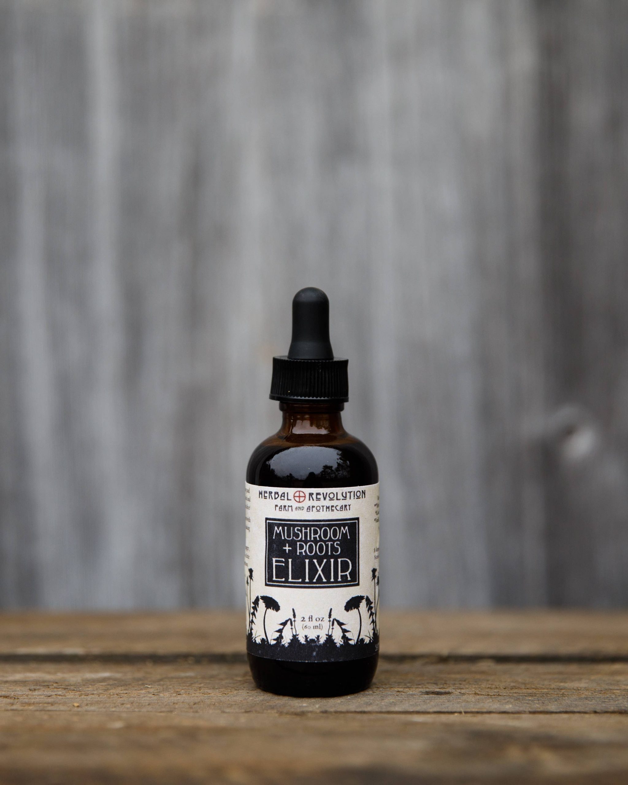 Mushroom & Roots Elixir: 2 oz.