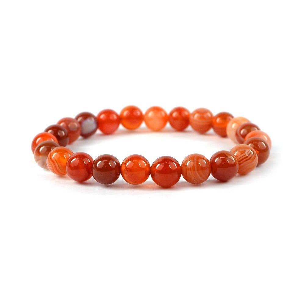 Carnelian - Crystal Bracelet