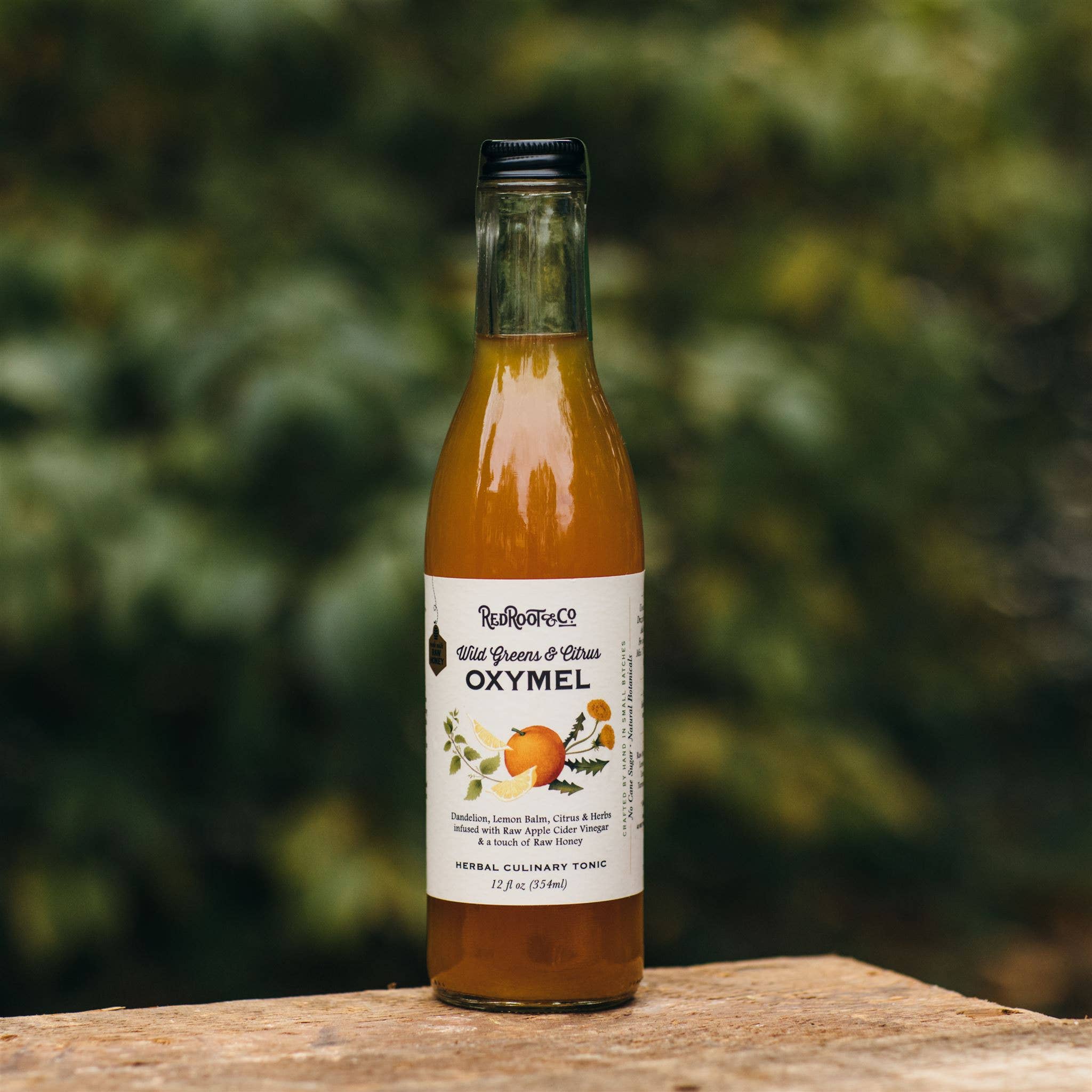 Wild Greens & Citrus Oxymel: 5 oz (148 mL)
